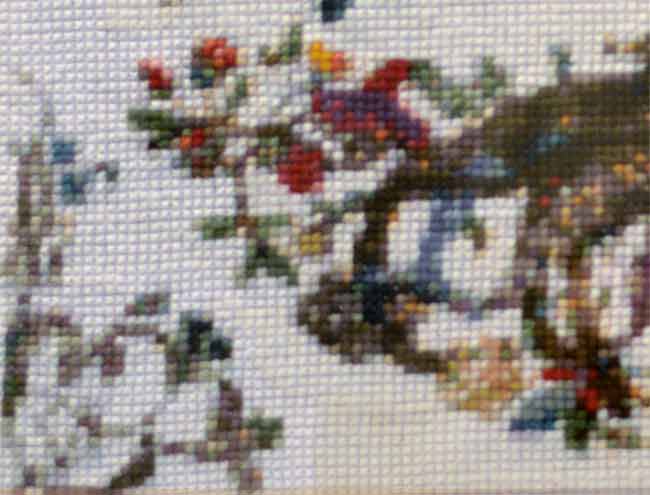 Crossstitch Tree Of Life fine stitch