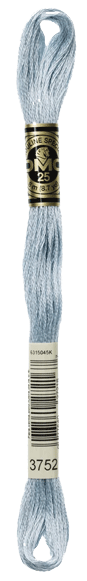 DMC 3752 Skeine Porcelain Blue