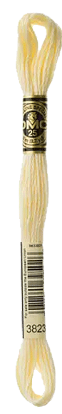 DMC 3823 Skeine Shimmering Moonshine Yellow
