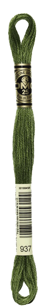 DMC 937 Skeine